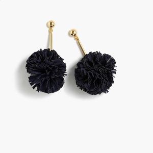 J. Crew Pom Pom Carnation Earrings